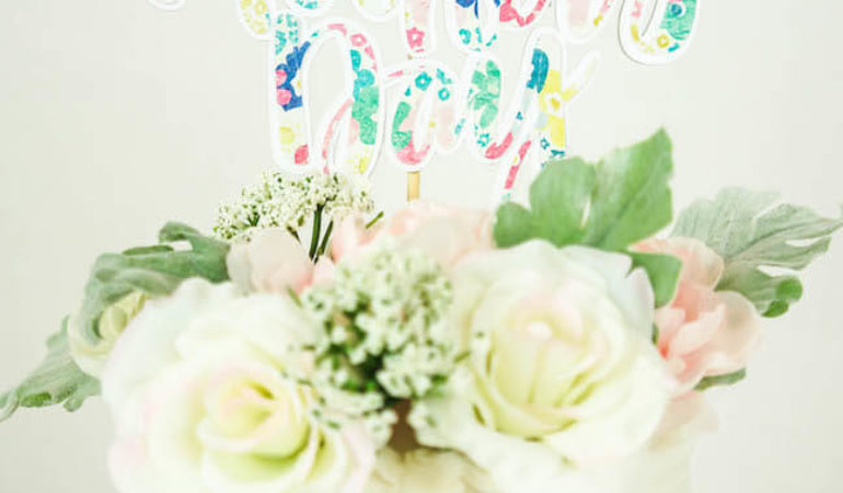 DIY Cake Topper