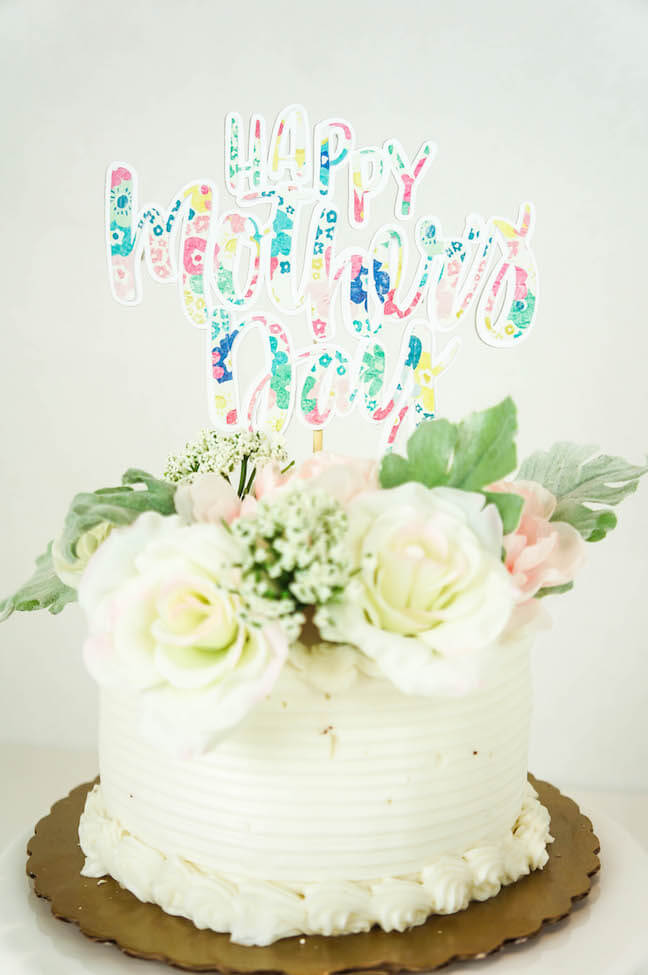 DIY Cake Topper