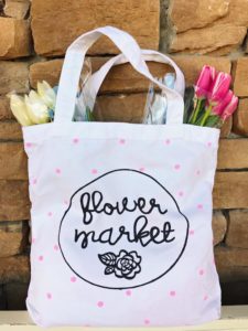 Flower Market Tote Bag - Kayla Makes