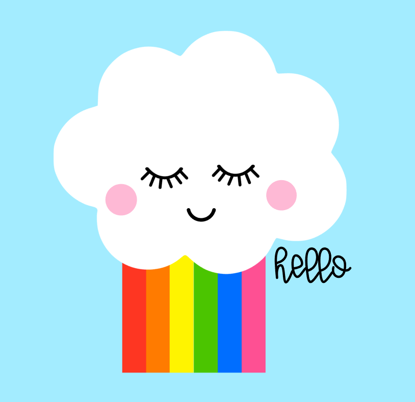 Friday Freebies- Happy Cloud SVG's - Kayla Makes