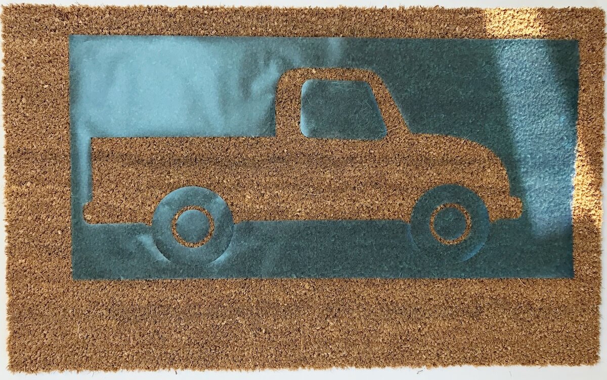 Make colorful large coir doormat for a welcoming entrance - Craftionary