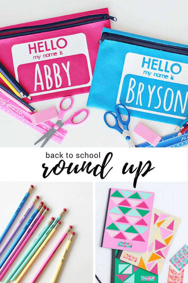 The BEST Cricut Personalized Back to School Supplies - Printable Crush