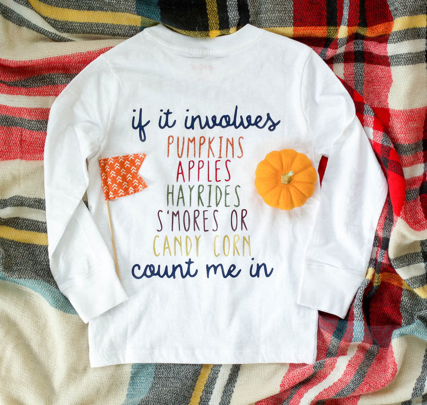 Download Fall Shirt Idea With Free Cut File - Kayla Makes