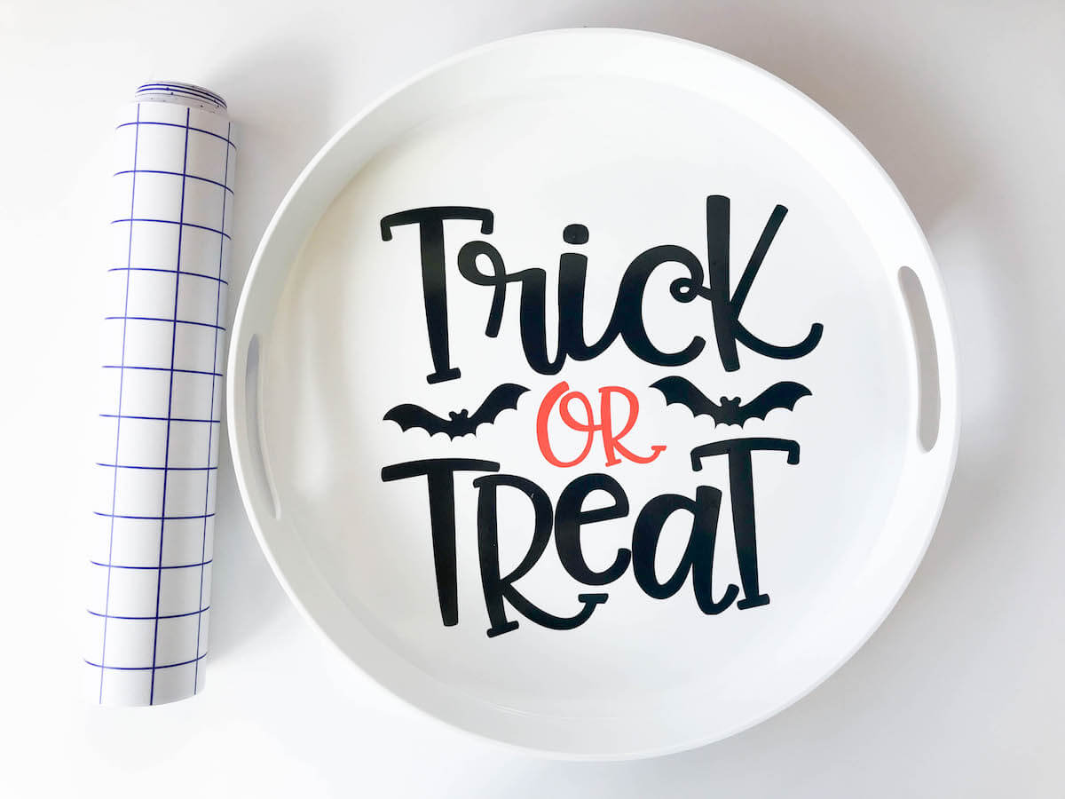 Trick or Treat Candy Tray + Free Cut File