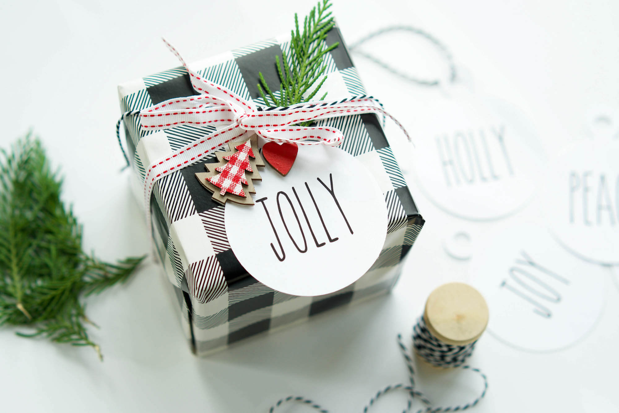 Printable gift tags - Country Design Style