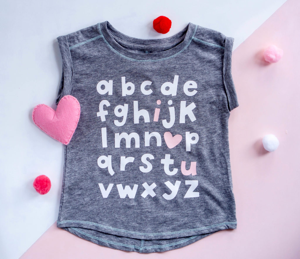Download Easy Valentine's Day Kids Shirt with Cricut - Kayla Makes