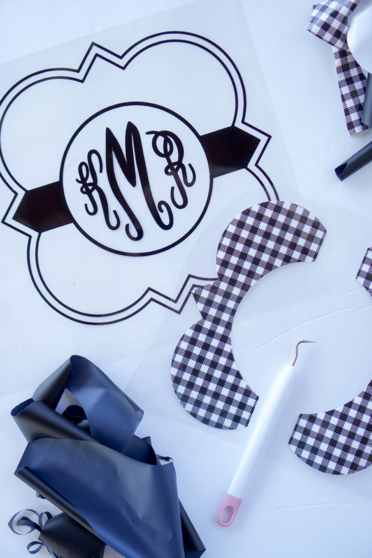 Monogrammed T-Shirt with Expressions Vinyl - Kayla Makes