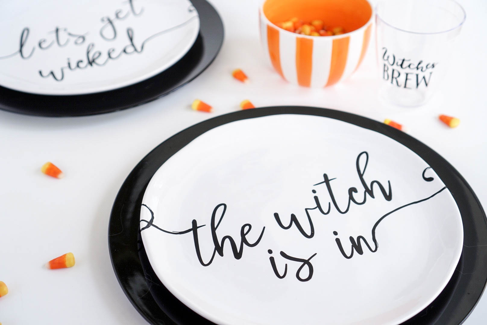 DIY Halloween Party Decor With Adhesive Vinyl