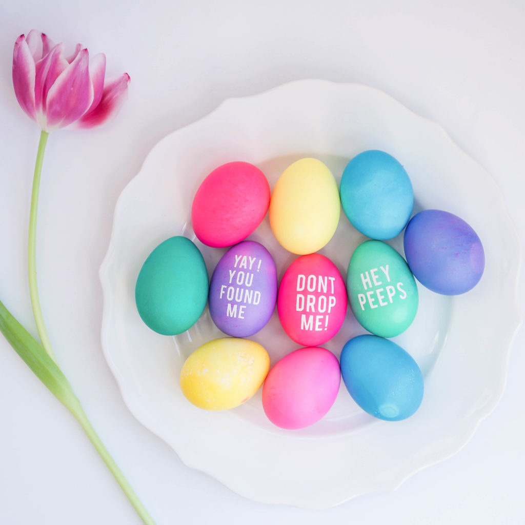 Easter Egg Tumbler with Adhesive Vinyl - Simply Made Fun