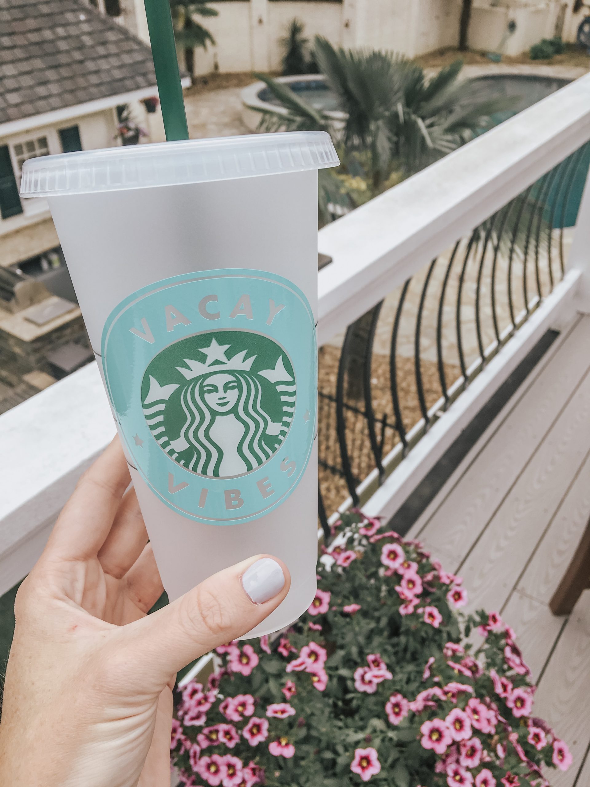 Starbucks Venti Cold Cup Tumbler Personalized Starbucks Cup with a straw Personalized Starbucks Bad Bunny Starbucks Reusable Cold Cup