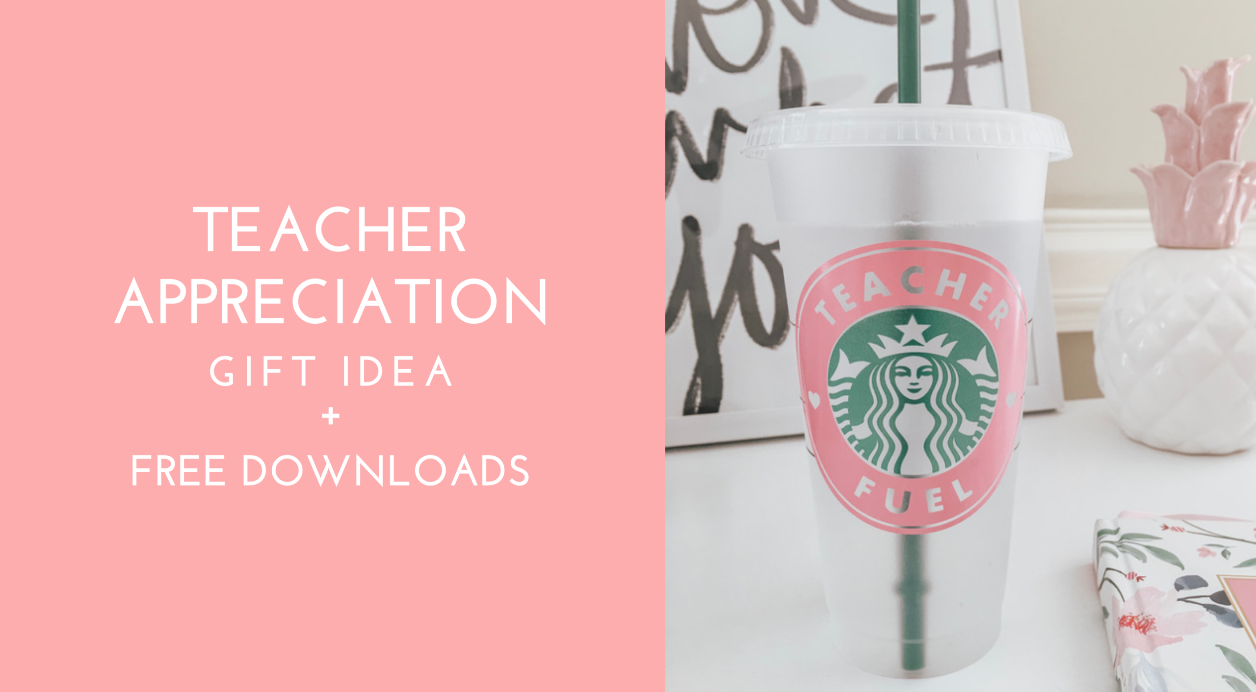 DIY Starbucks Tumbler + Free Cut Files - Kayla Makes