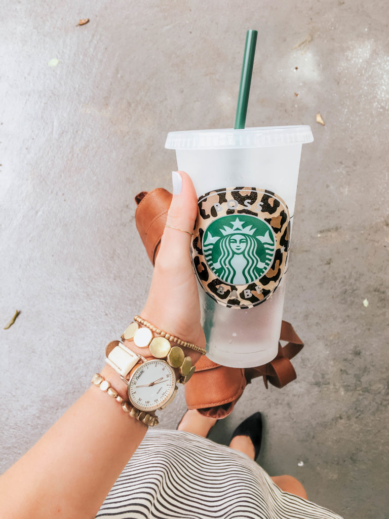 DIY Starbucks Tumbler + Free Cut Files - Kayla Makes