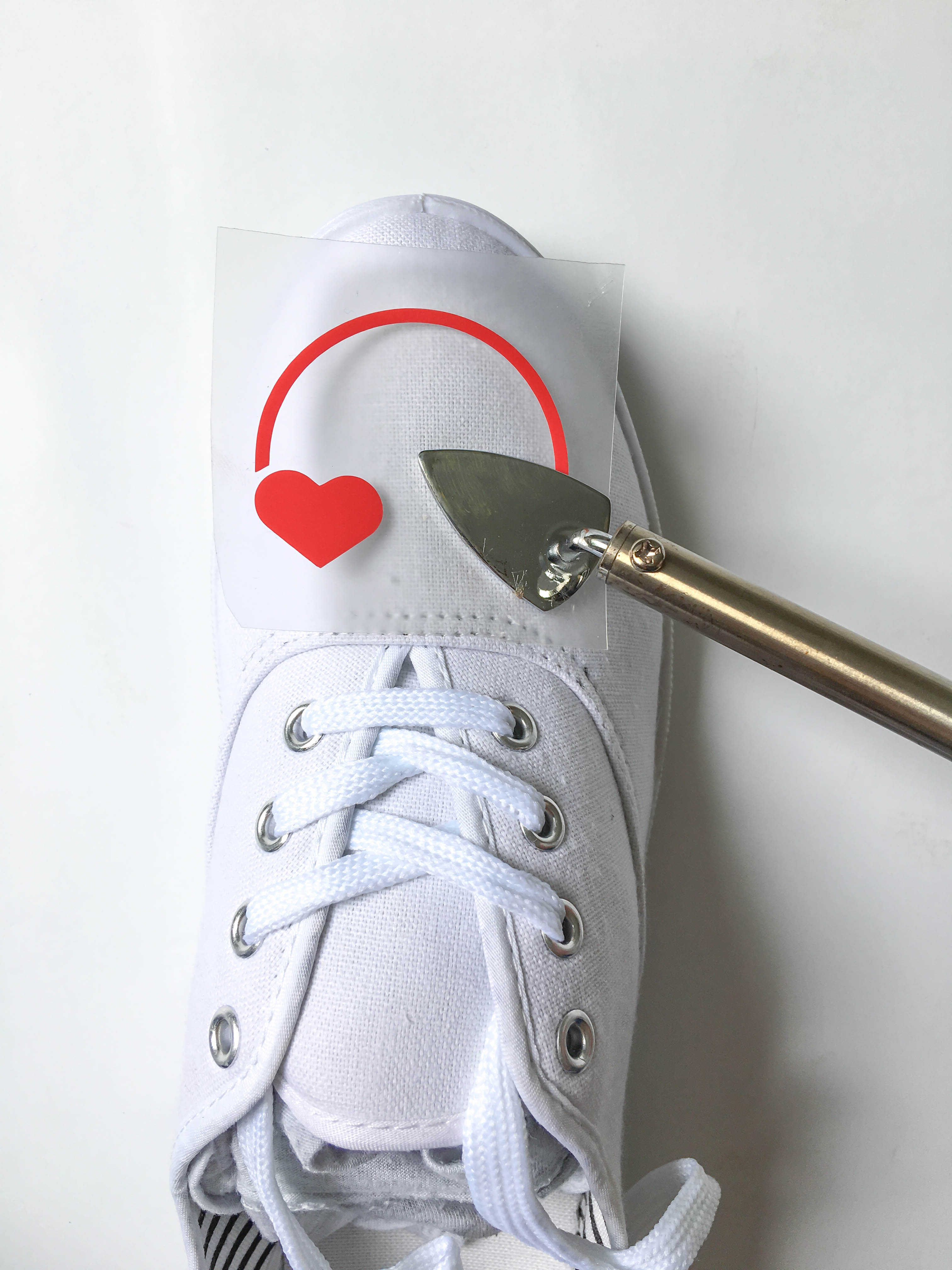 Trendy Canvas Shoes With Heat Transfer Vinyl - Kayla Makes