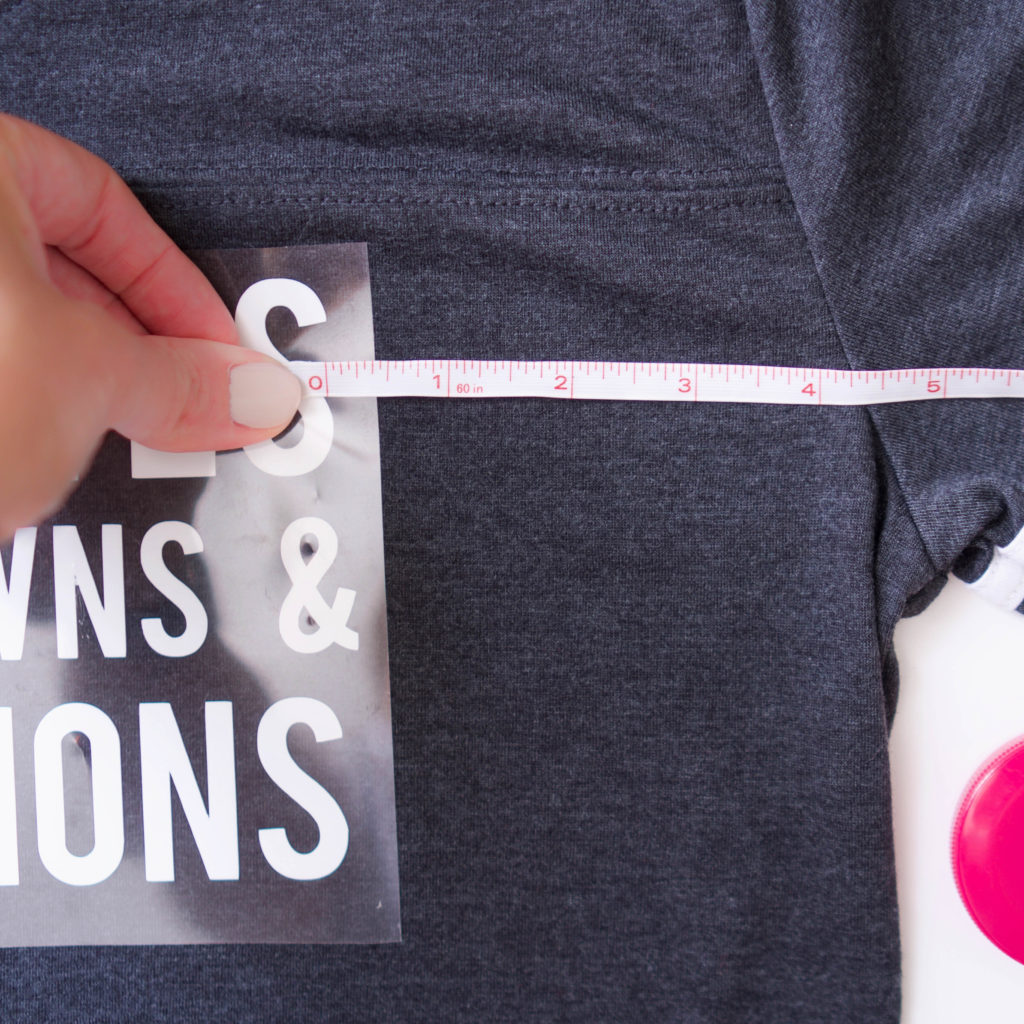 DIY Project Idea - How To Apply Heat Transfer Vinyl On A Cotton Tee ...