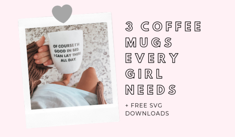 Download Three Coffee Mugs Every Queen Needs + Free SVG Cut Files ...