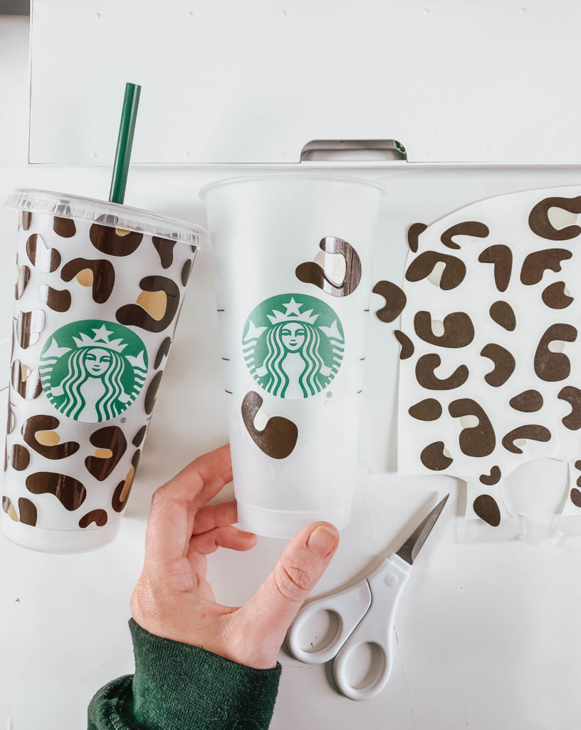 Leopard Print Custom Cup Leopard Print Cup Starbucks Leopard Print Cold Cup Starbucks Cup Animal Print Personalized Cup Gift