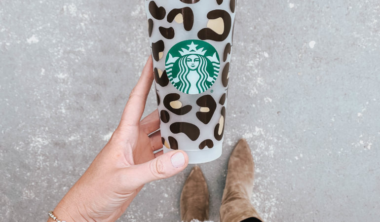 How To Apply Leopard Print Pattern To A Starbucks Tumbler