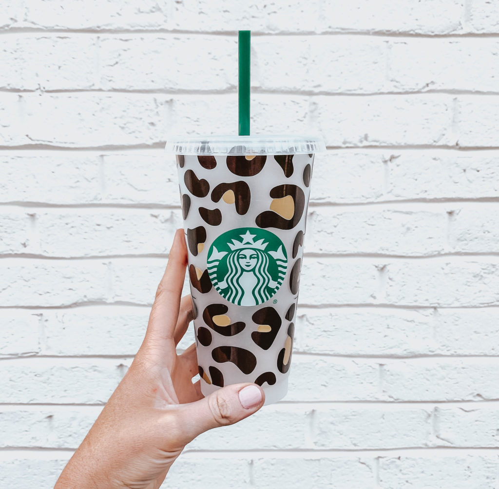 Download How To Apply Leopard Print Pattern To A Starbucks Tumbler Kayla Makes