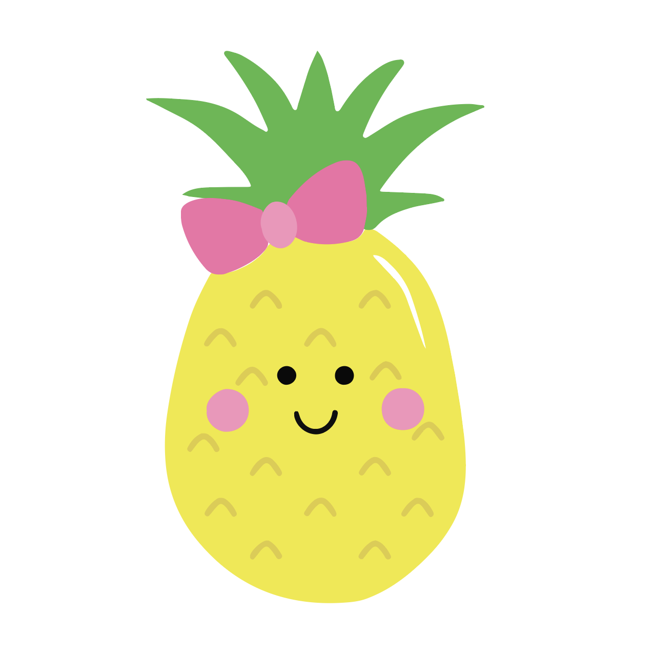 Happy Pineapple Svg Kayla Makes