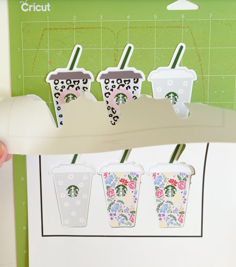 Printable Fall Starbucks Cups Planner Stickers