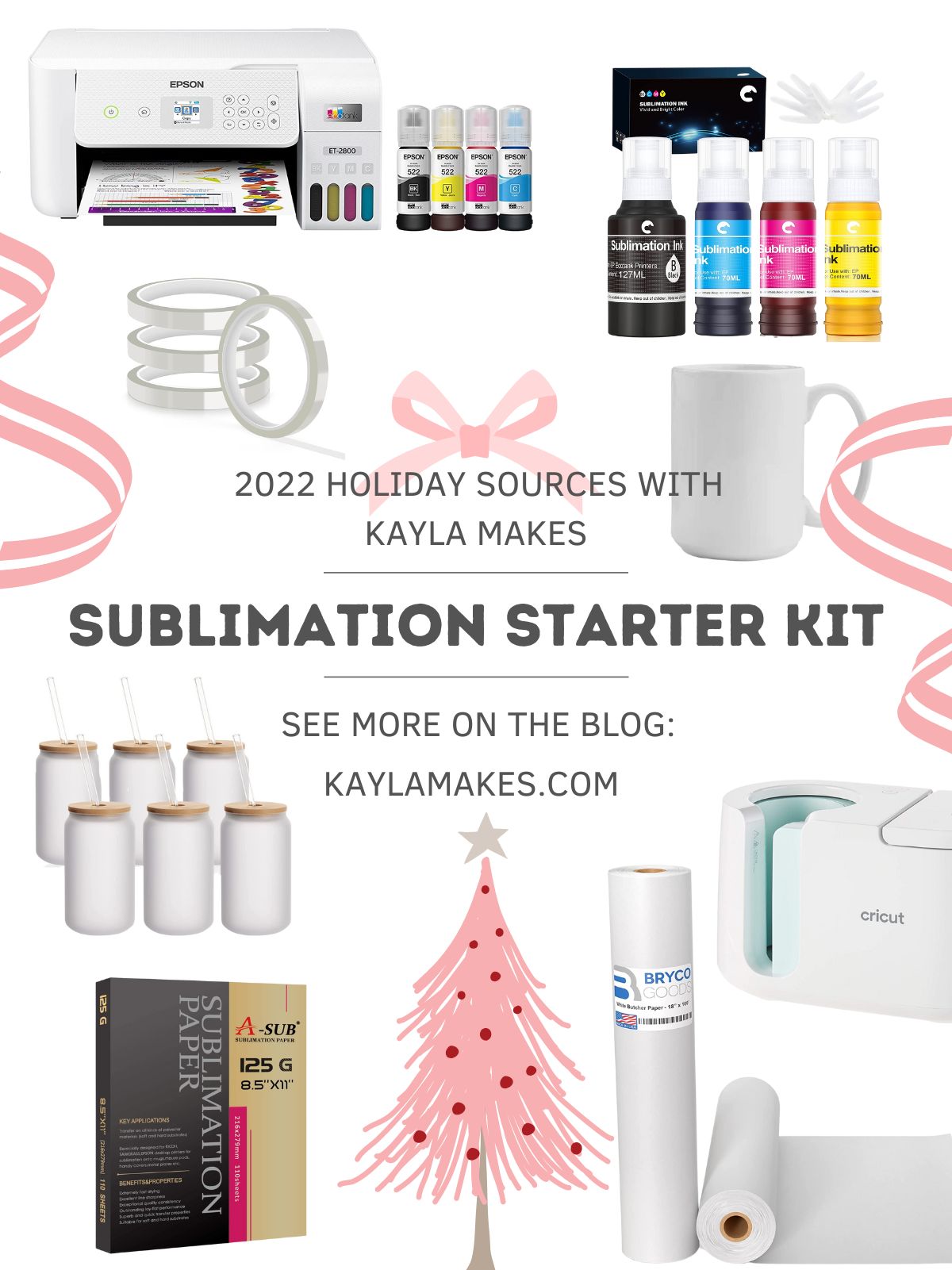 sublimation starter kit - Kayla Makes