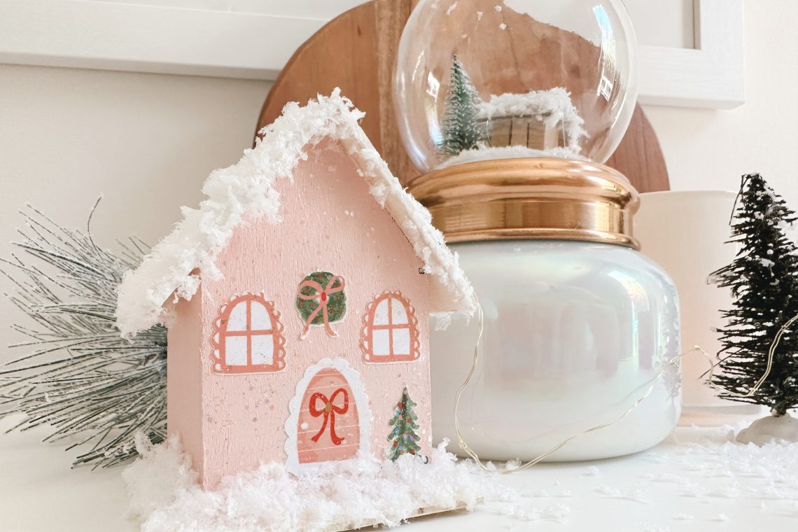 Dollar Store DIY – Turning $1 Birdhouses Into A Tiny Christmas Village