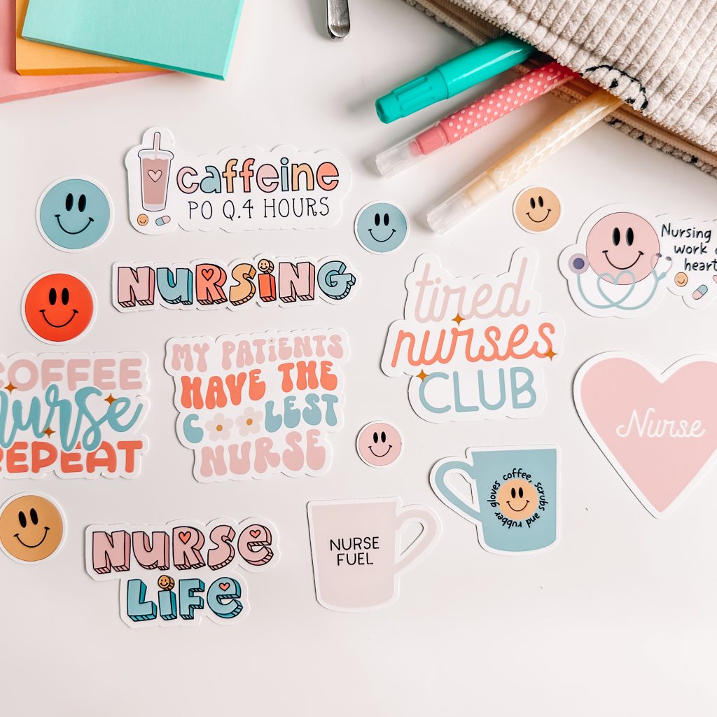 Nurse Sticker Set Kayla Makes