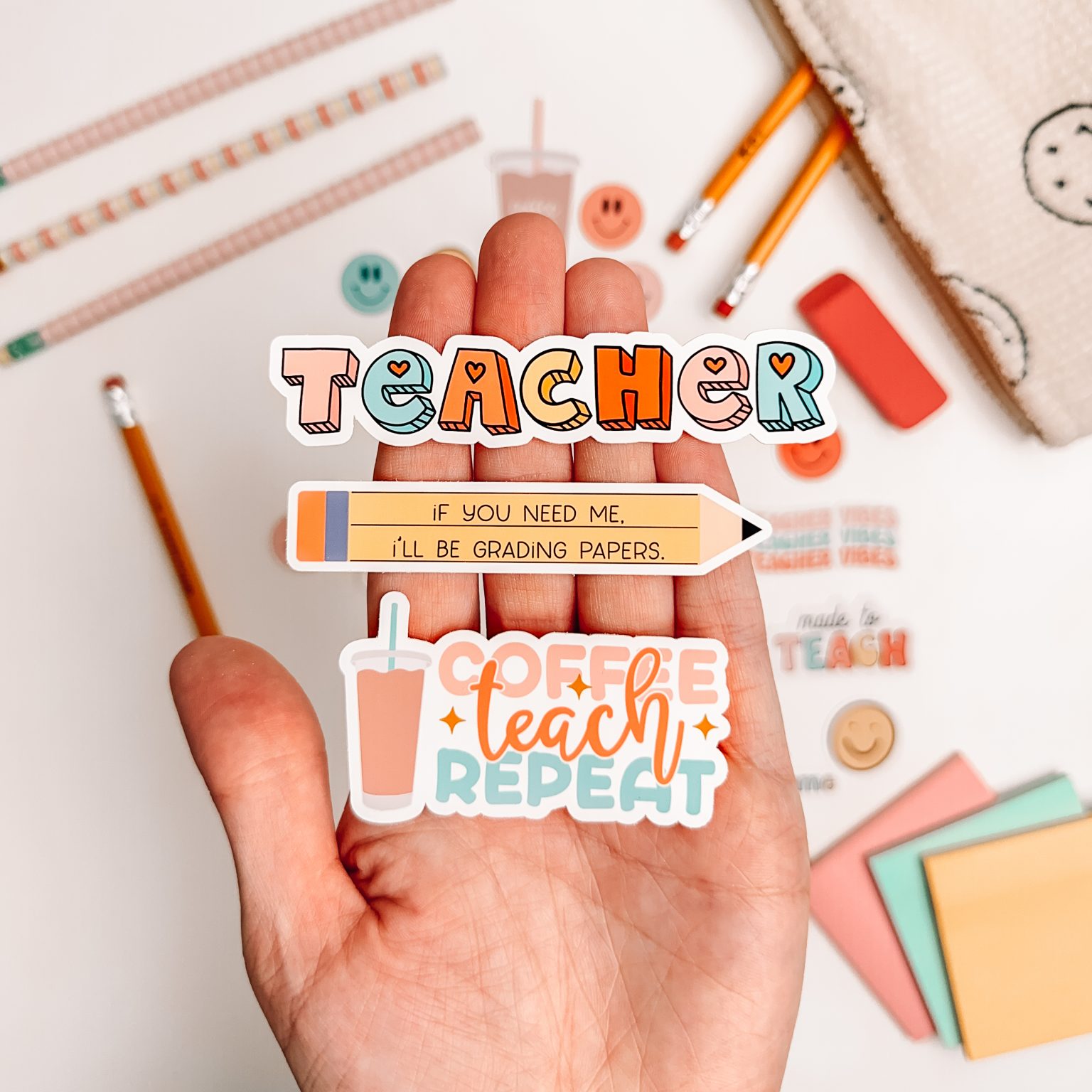 Teacher Sticker Pack 2023 - Kayla Makes