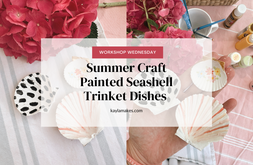Summer DIY- Painted Seashell Trinket Dishes