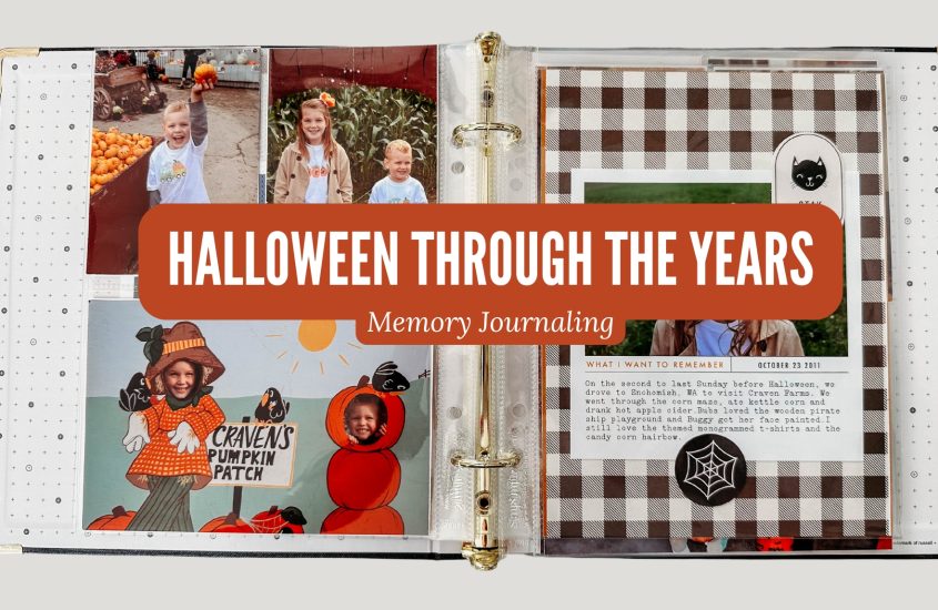 Halloween Through The Years- Memory Journaling