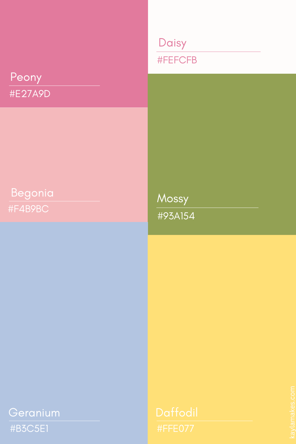 March color palette