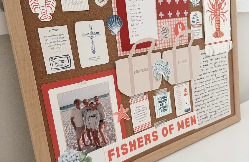 Coastal Themed Prayer Board