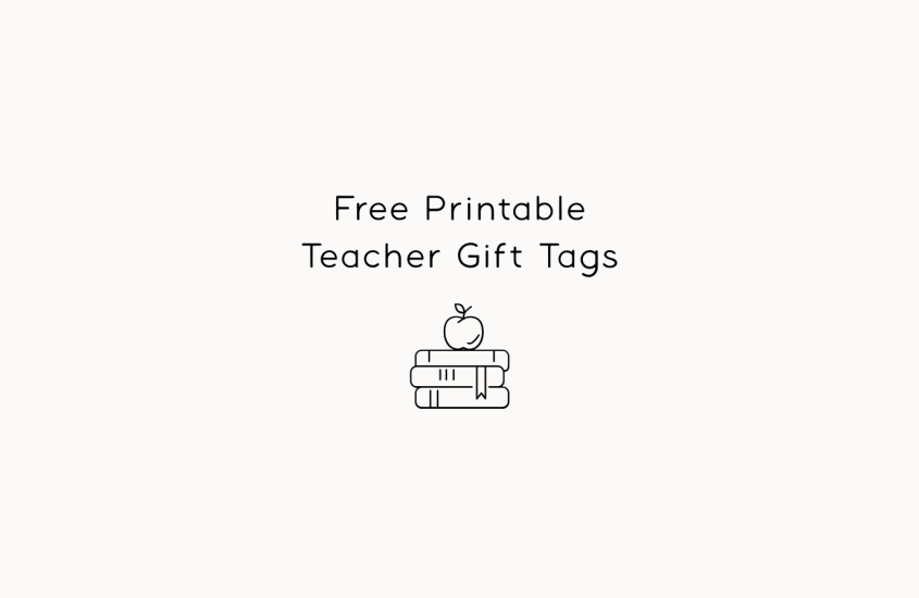Free Printable Funny Teacher Gift Tags for Back-to-School