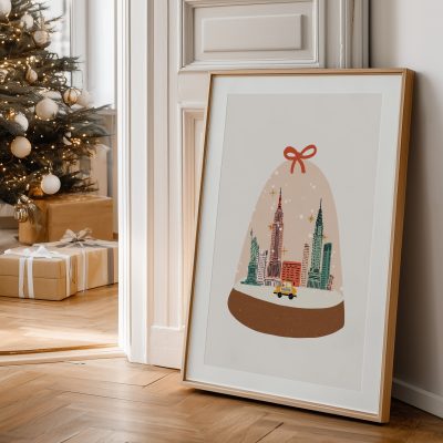 Christmas in New York Art Print
