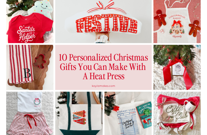 10 Personalized Christmas Gifts You Can Make with a Heat Press